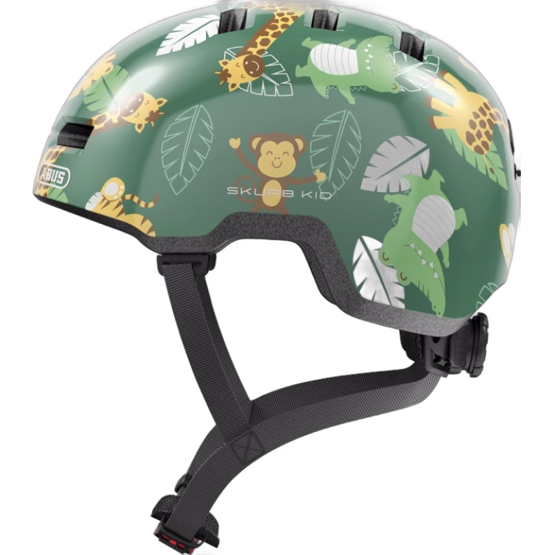 ABUS Skurb Kid Hjälm, Green Jungle
