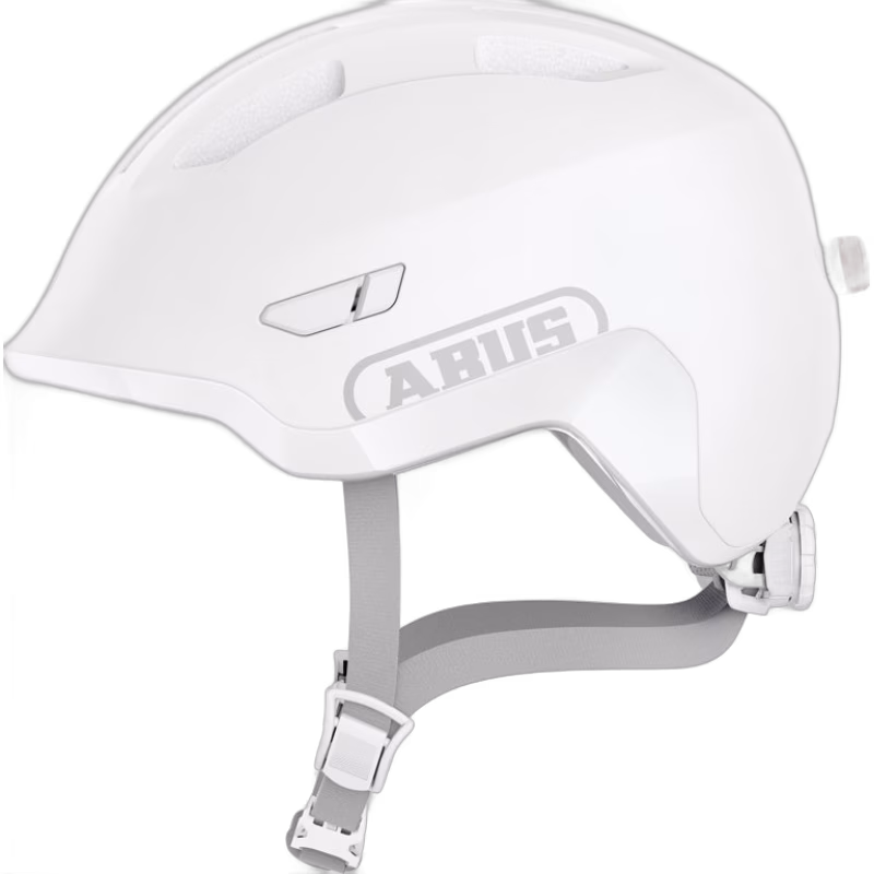 ABUS Smiley Ace Led Hjälm, Pure White, 45-50