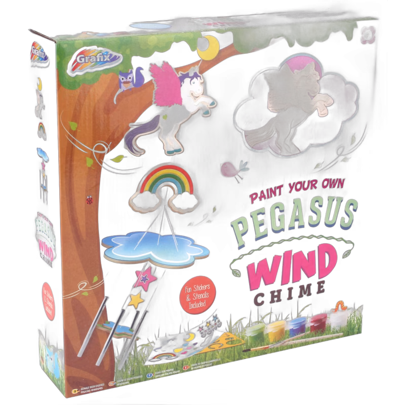 Alrico Måla Din Egen Pegasus Vindspel Pysselset