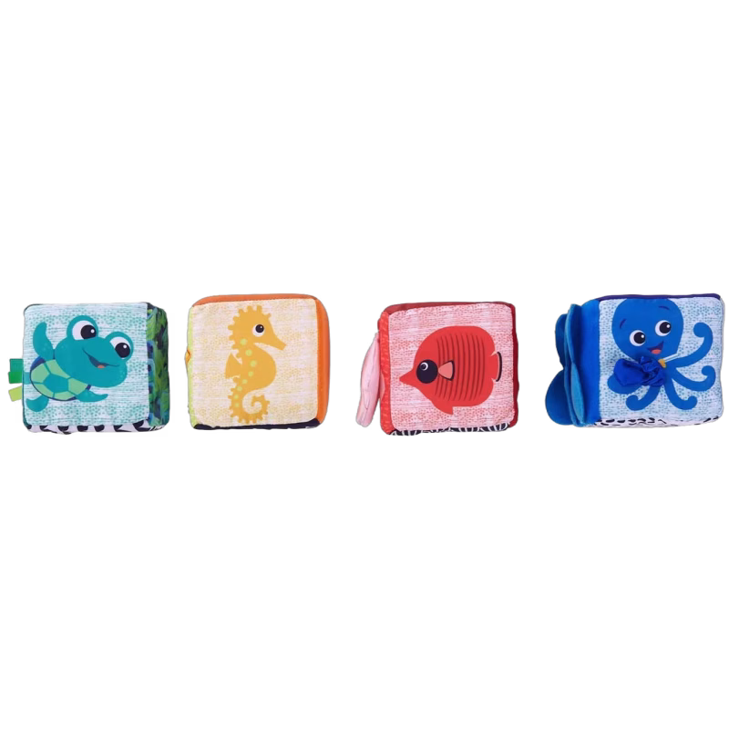 Baby Einstein Explore &  Discover Soft Blocks Aktivitetsleksak, Flerfärgad