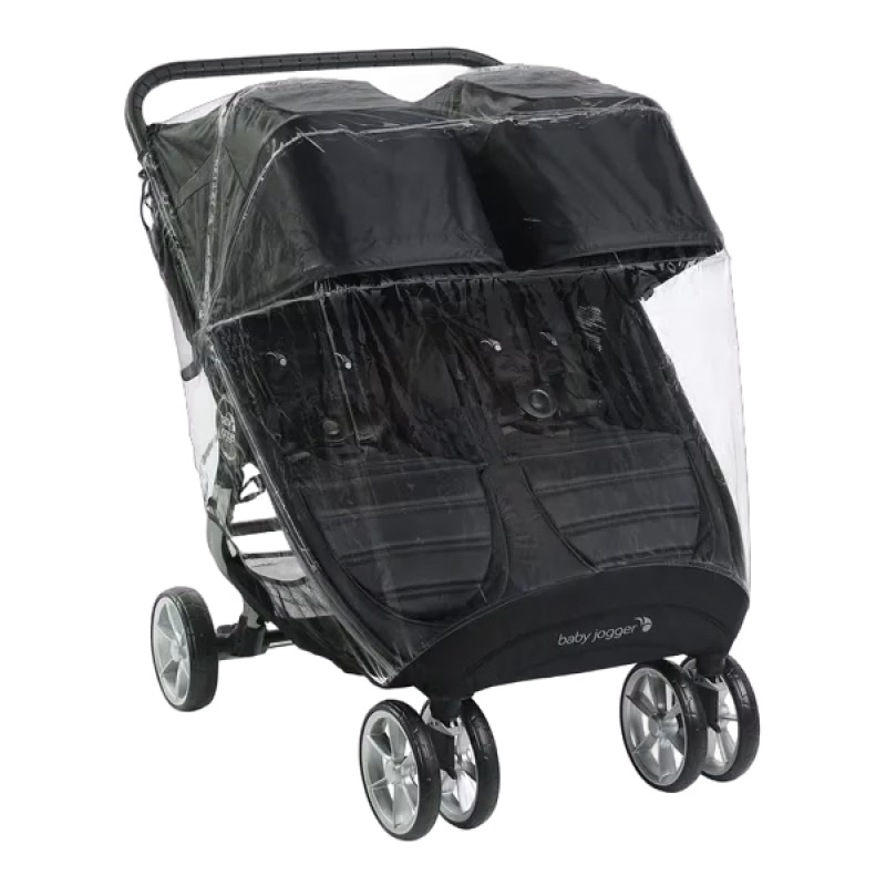 Baby Jogger Regnskydd City Mini 2 Double/GT2 Double Svart