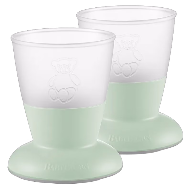 BabyBjörn Barnglas 2-pack (Blekgrön)