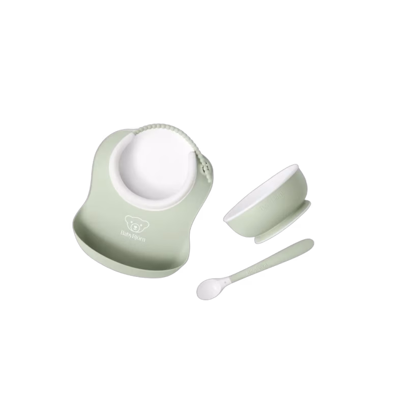 Babybjörn Barnservis 3-delar (Powder Green)