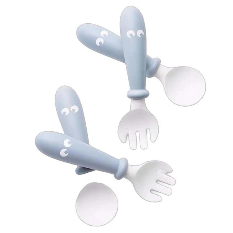 BabyBjörn Bestickset 2-pack (Blekblå)