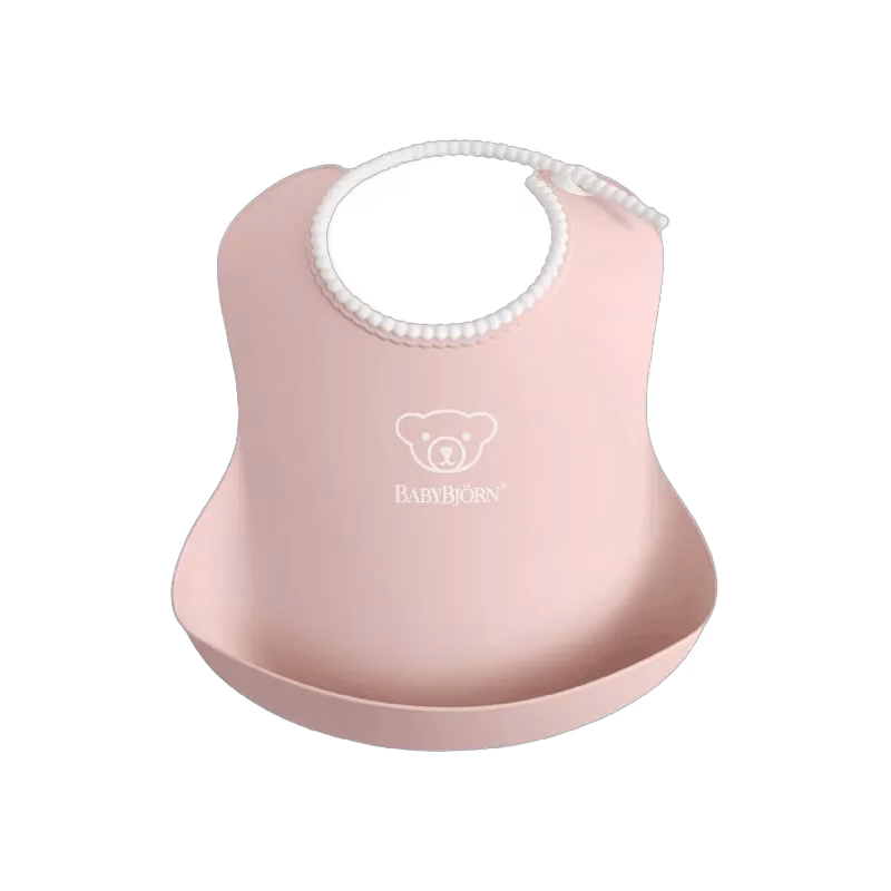 Babybjörn haklapp 1-pack, blekrosa