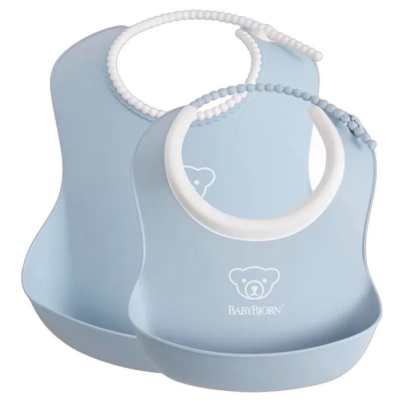 BabyBjörn Haklappsset (Blekblå)