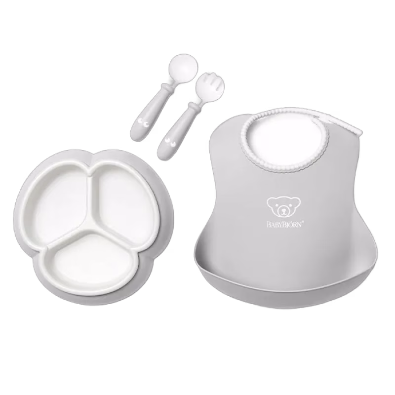 BabyBjörn Middagsset (Grå)