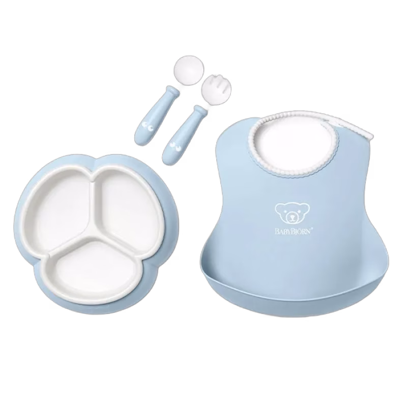 BabyBjörn Middagsset (Puderblå)