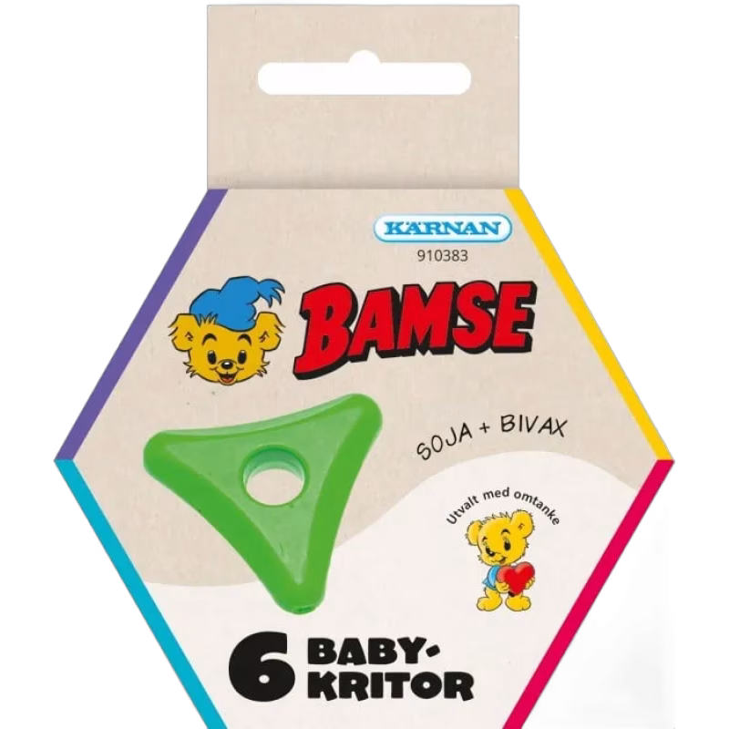 Bamse Babykritor 6 st