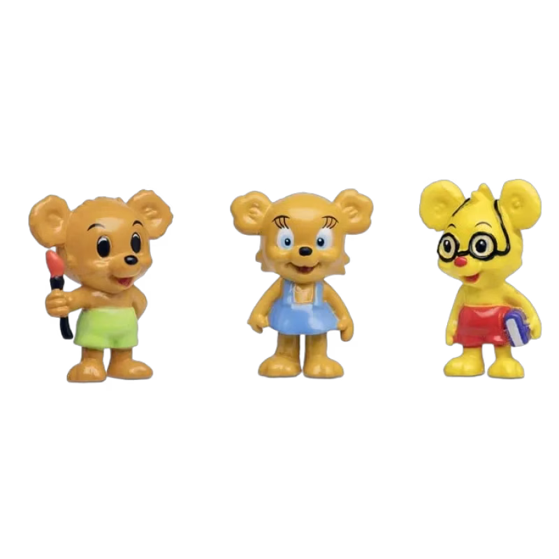 Bamse Figurset Nalle-Maja Brum och Teddy