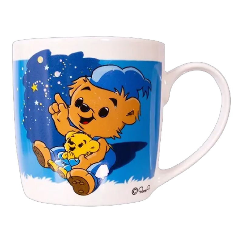 Bamse Mugg Bamse och Brumma Rymden (Blå)