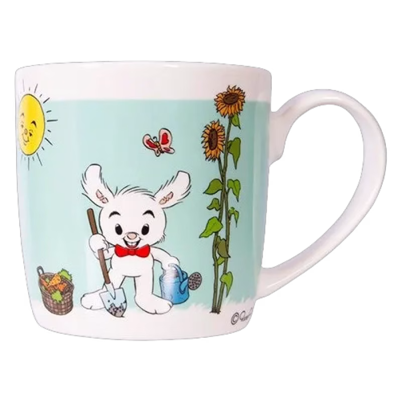 Bamse Mugg Lille Skutt i trädgård (Turkos)