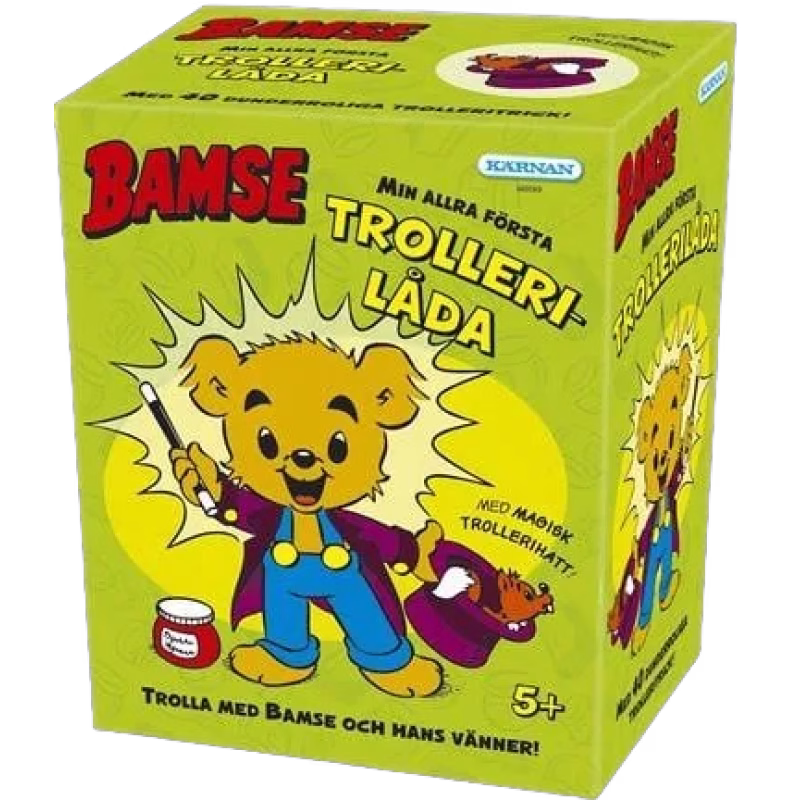 Bamse Trollerilåda med hatt
