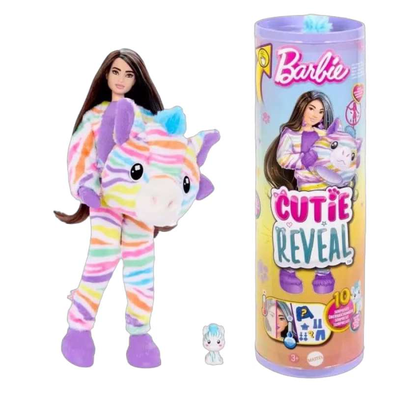 Barbie Cutie Reveal Color Dreams Zebra