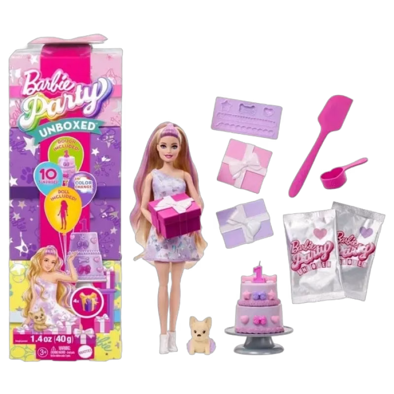 Barbie Party Unboxed Docka (Ljust hår)