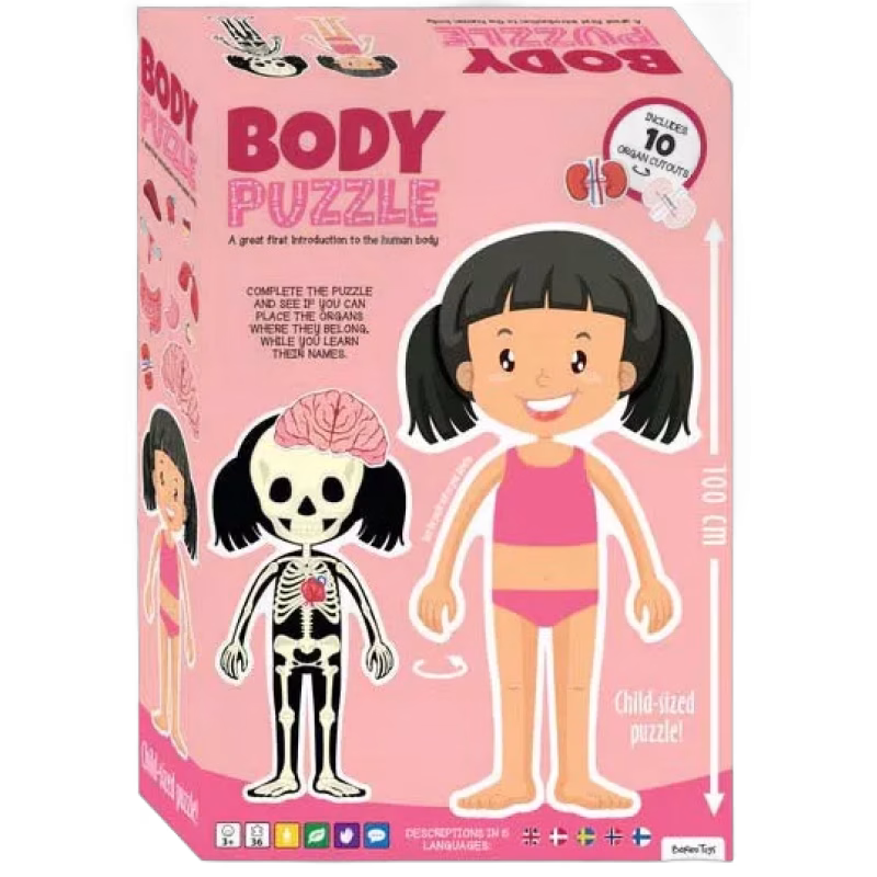 Barbo Toys Body Pussel Flicka 36 Bitar