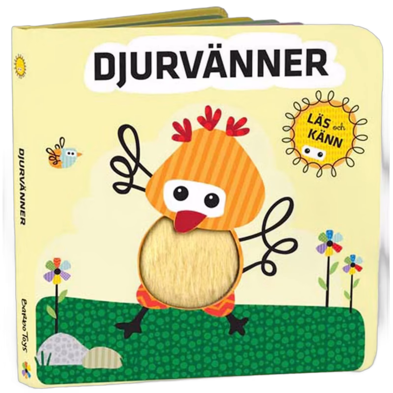 Barbo Toys Wacky Wonders Bok Läs &  Känn - Djurvänner
