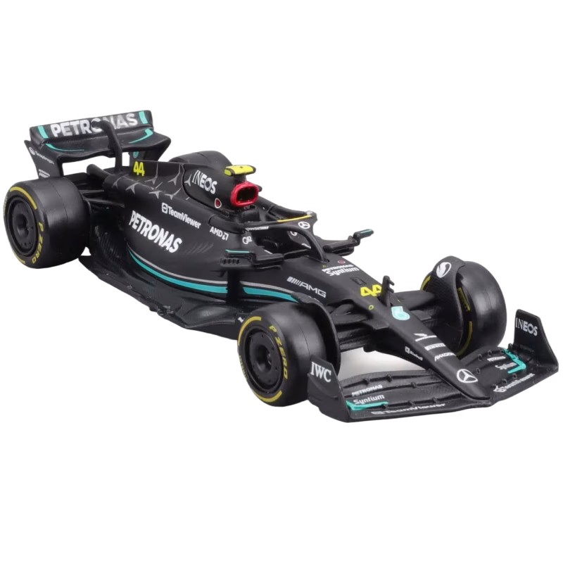 Bburago Mercedes W14 Formula 1 Racerbil Hamilton 2023 1:43
