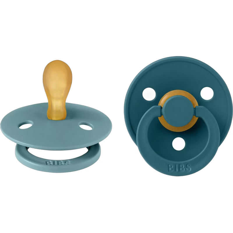 BIBS Colour Nappar 2-Pack Latex Stl 1, Island Sea/Forest Lake
