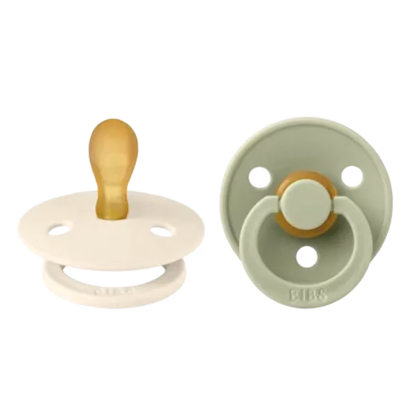 BIBS Napp Colour 2-pack Latex symmetrisk Ivory