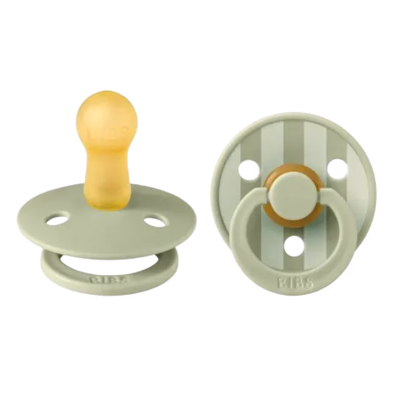 BIBS Napp Colour 2-pack Pin Latex Chapel Sage Mix