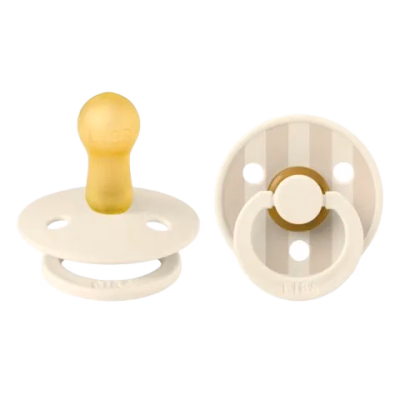 BIBS Napp Colour 2-pack Pin Latex Ivory Vanilla