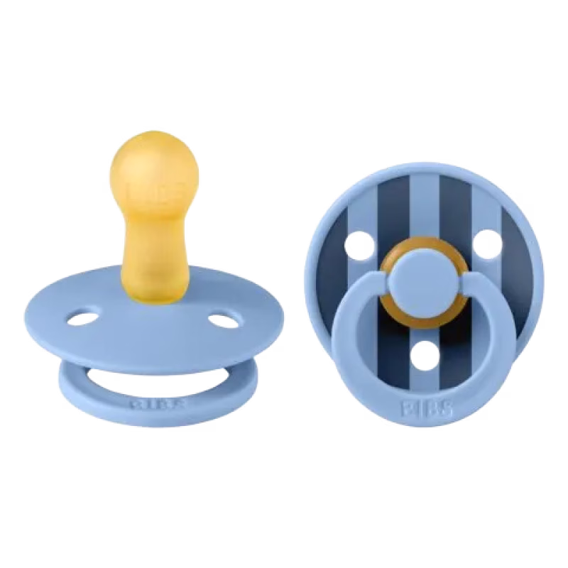 BIBS Napp Colour 2-pack Pin Latex Sky Blue Mix