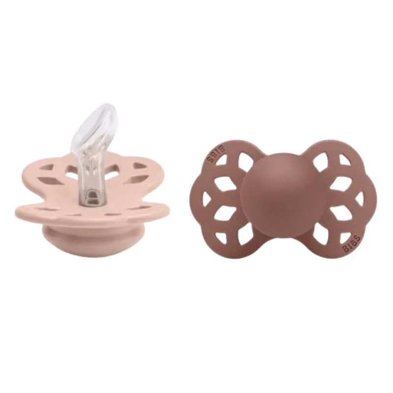 BIBS Nappar Infinity 2-pack Anatomisk Blush/Woodchuck