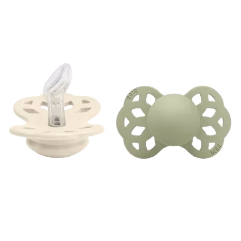 BIBS Nappar Infinity 2-pack Anatomisk Ivory/Sage