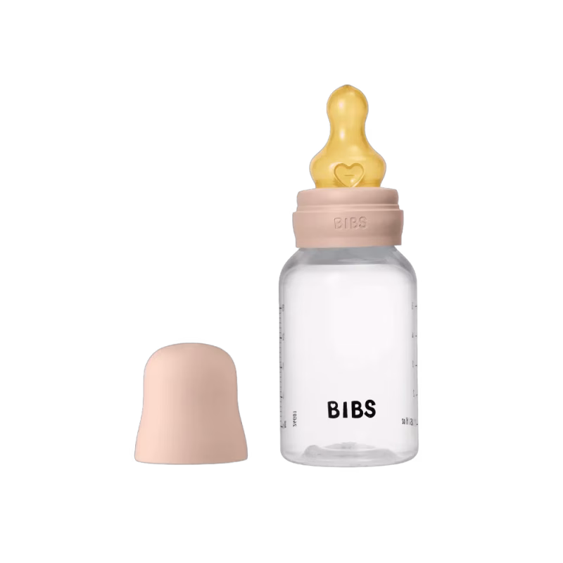 BIBS Nappflaska Baby Latex 1-pack 150ml Slow Flow Blush