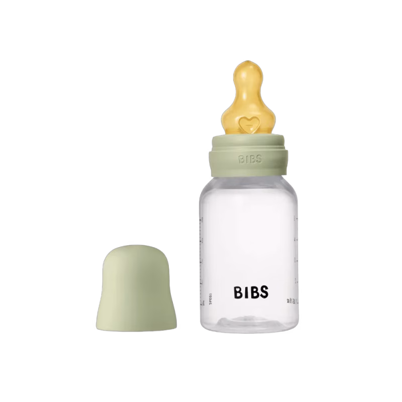 BIBS Nappflaska Baby Latex 1-pack 150ml Slow Flow Sage