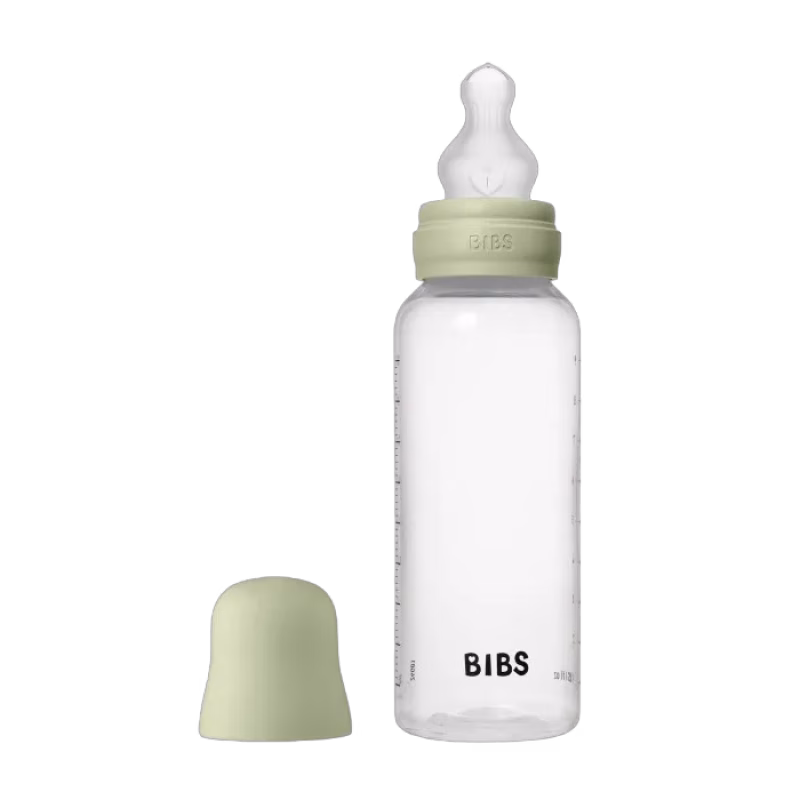 BIBS Nappflaska Baby Silikon 1-pack 270ml Medium Flow Sage