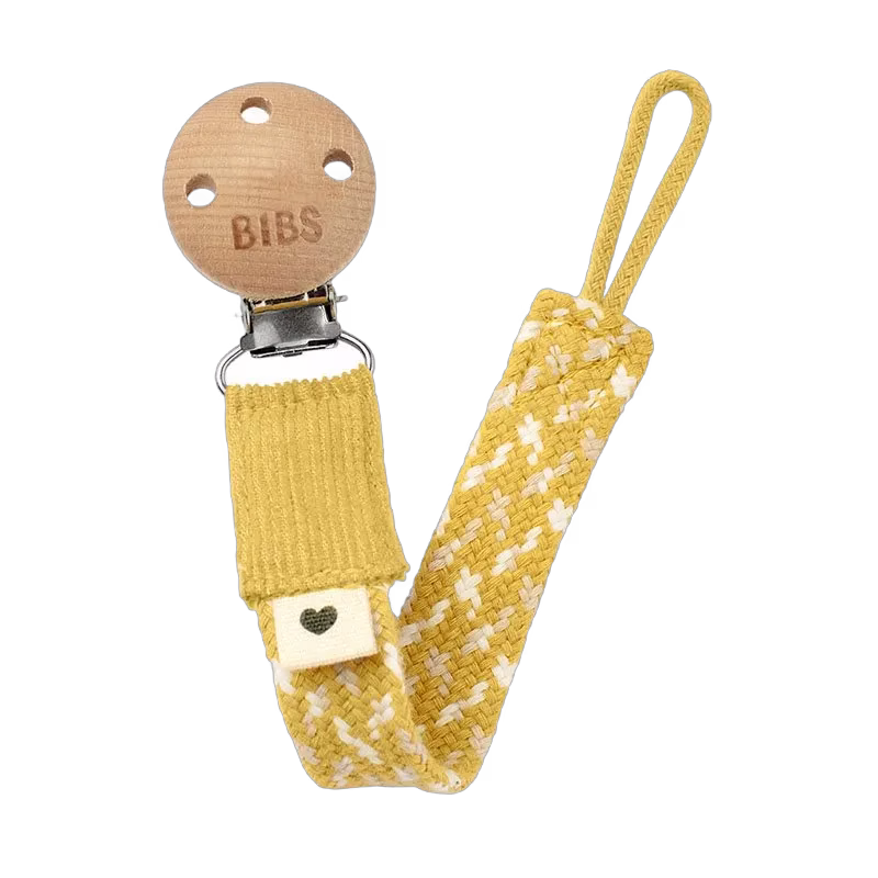 BIBS napphållare, mustard/ivory/vanilla