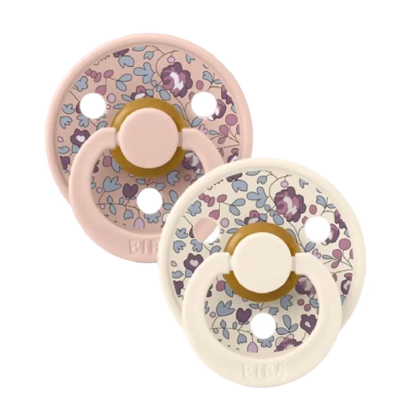 BIBS X LIBERTY Colour 2-pack Latex Eloise Blush Mix
