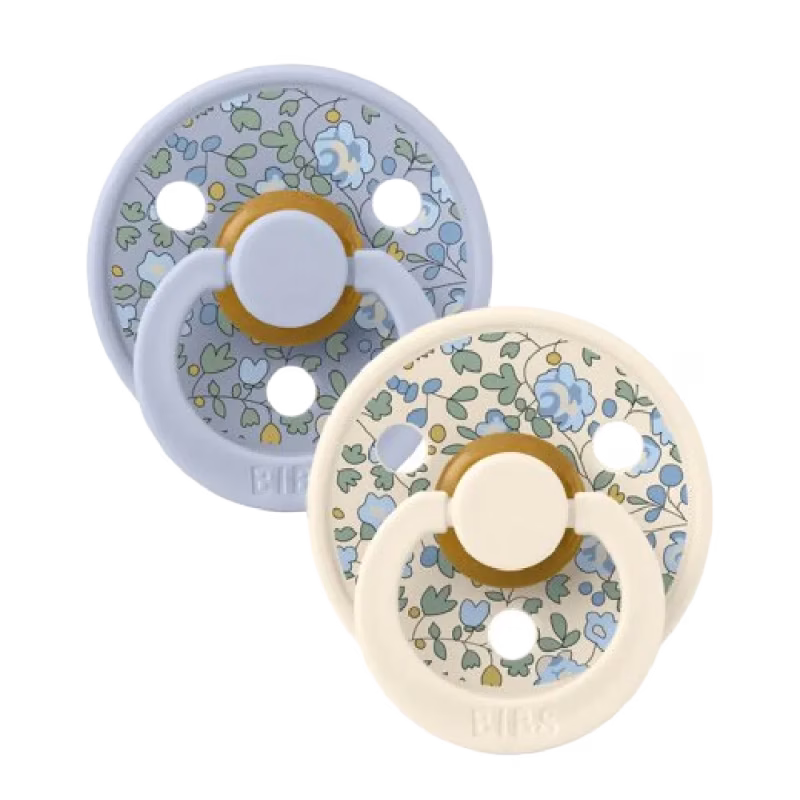 BIBS X LIBERTY Colour 2-pack Latex Eloise Dusty Blue Mix