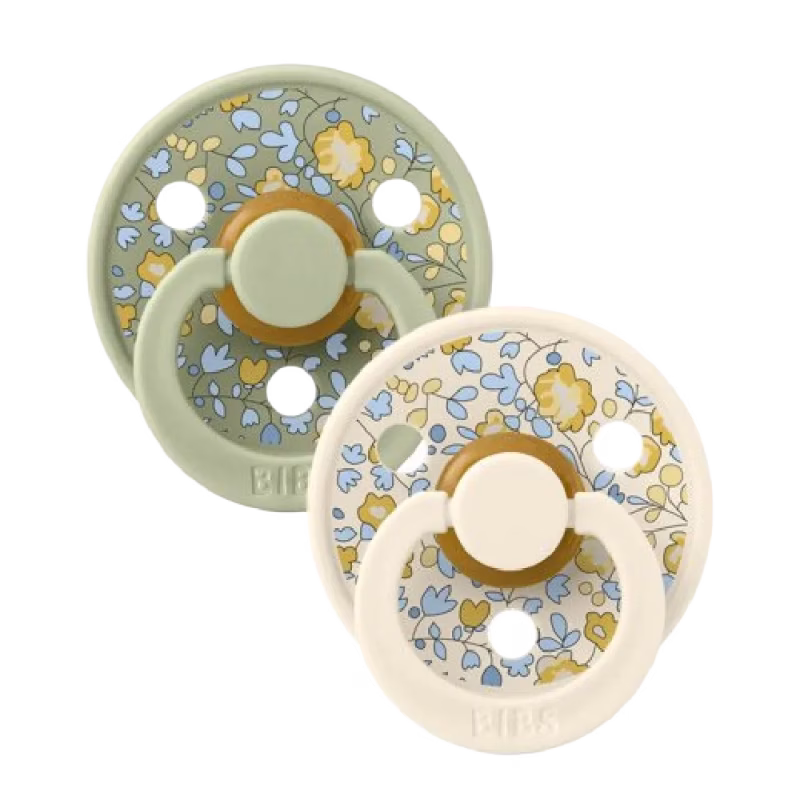 BIBS X LIBERTY Colour 2-pack Latex Eloise Sage Mix