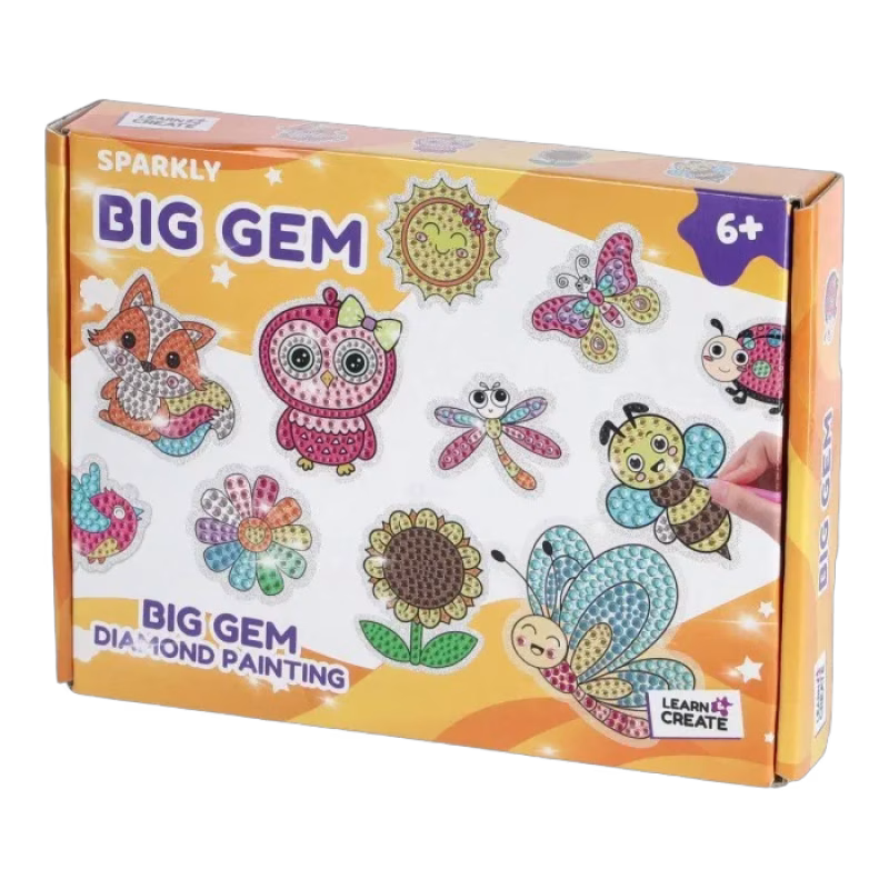 Big Gem Diamantmålning Solros
