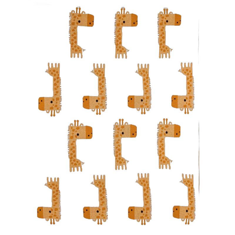 Bizzi Growin Stickad Filt Aio Baby, Gilbert Giraffe