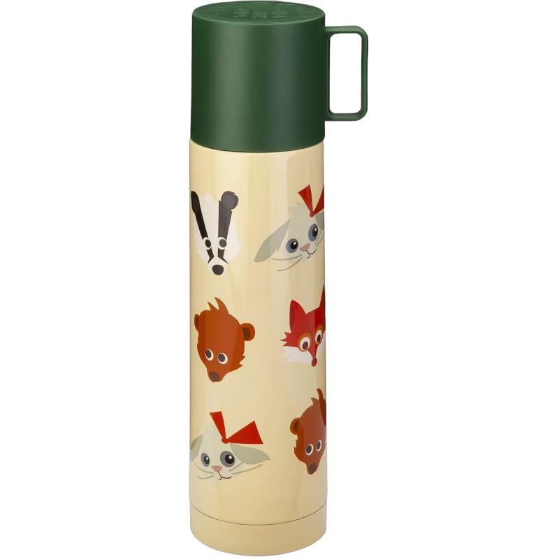 Blafre Termos 450 ml Skogsvänner, Mörkgrön