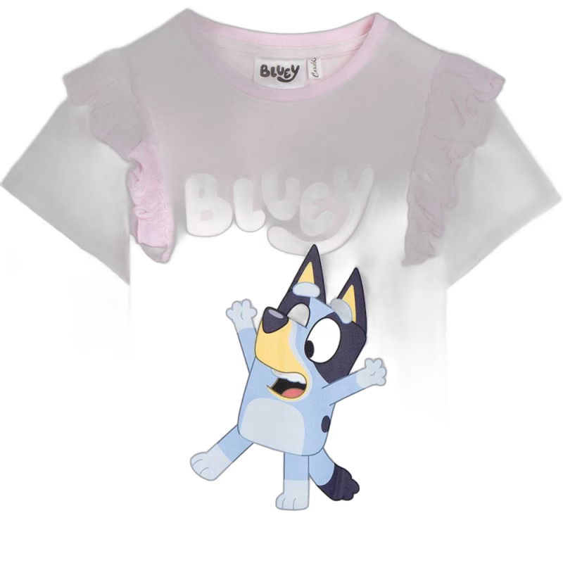 Bluey T-shirt, Ljusrosa, 98-104