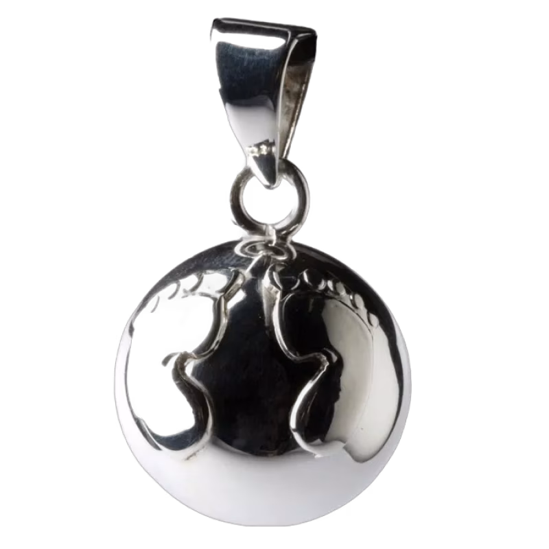 Bola Gravidsmycke Fötter (Silver)