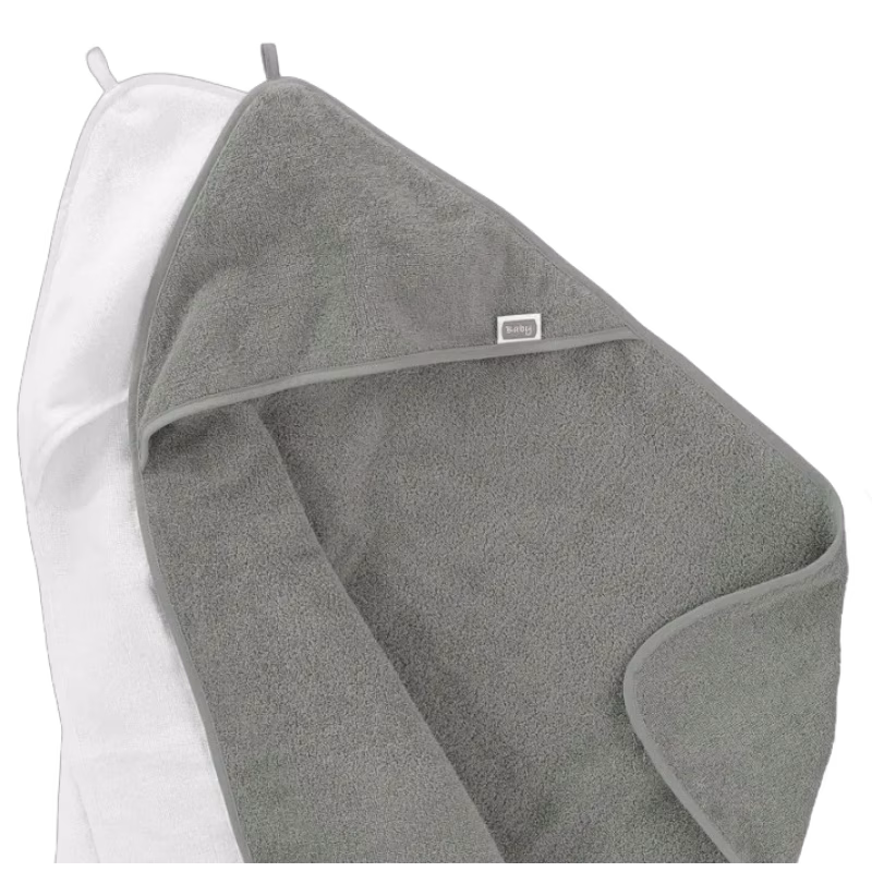 Borganäs Badcape 2-pack (Grå/Vit)