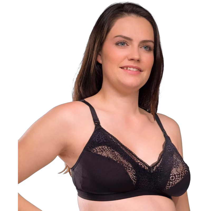 Carriwell Soft as Silk Amnings-BH, Svart