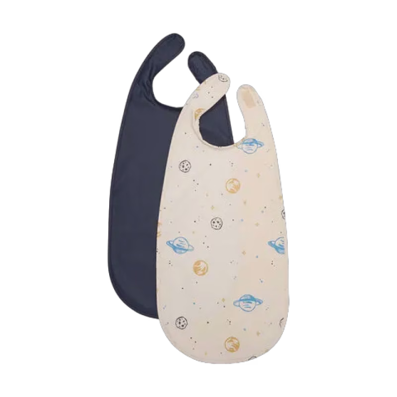 Celavi Lång Haklapp 2-pack Dark Navy