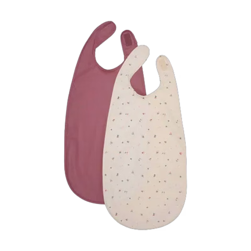 Celavi Lång Haklapp 2-pack Rose Brown