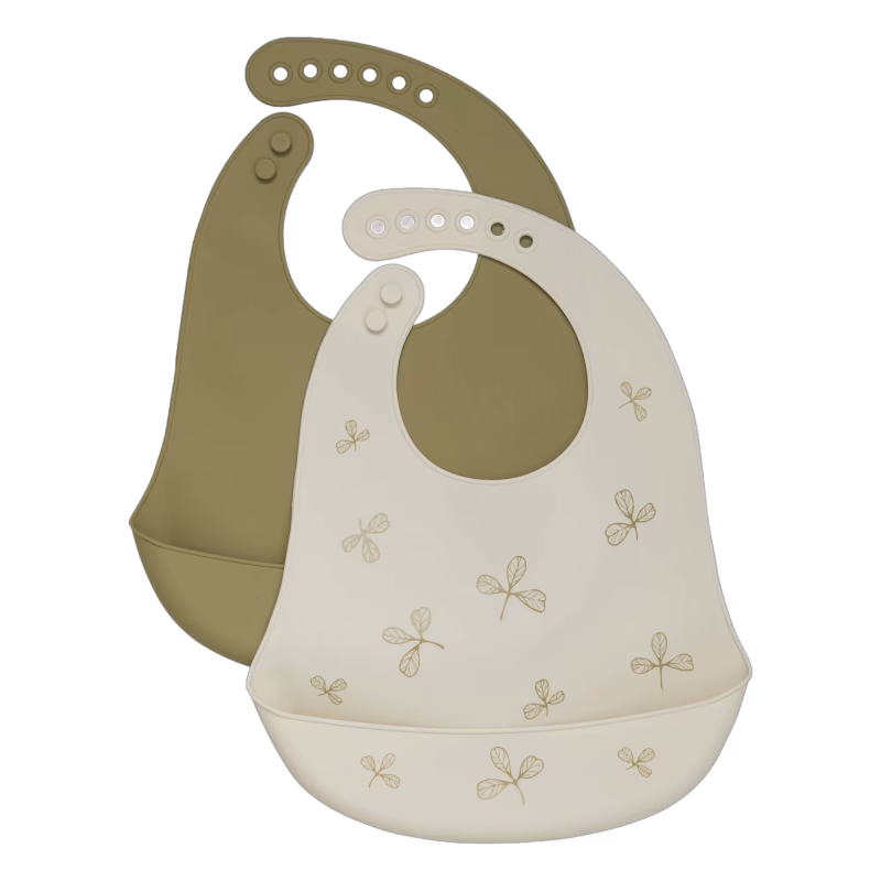 Celavi Silikon Haklapp 2-Pack Khaki