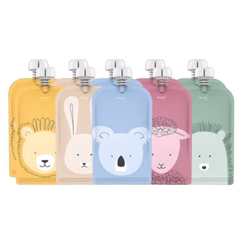 Cherub Baby Matpåsar Animal 10-pack (Mix)