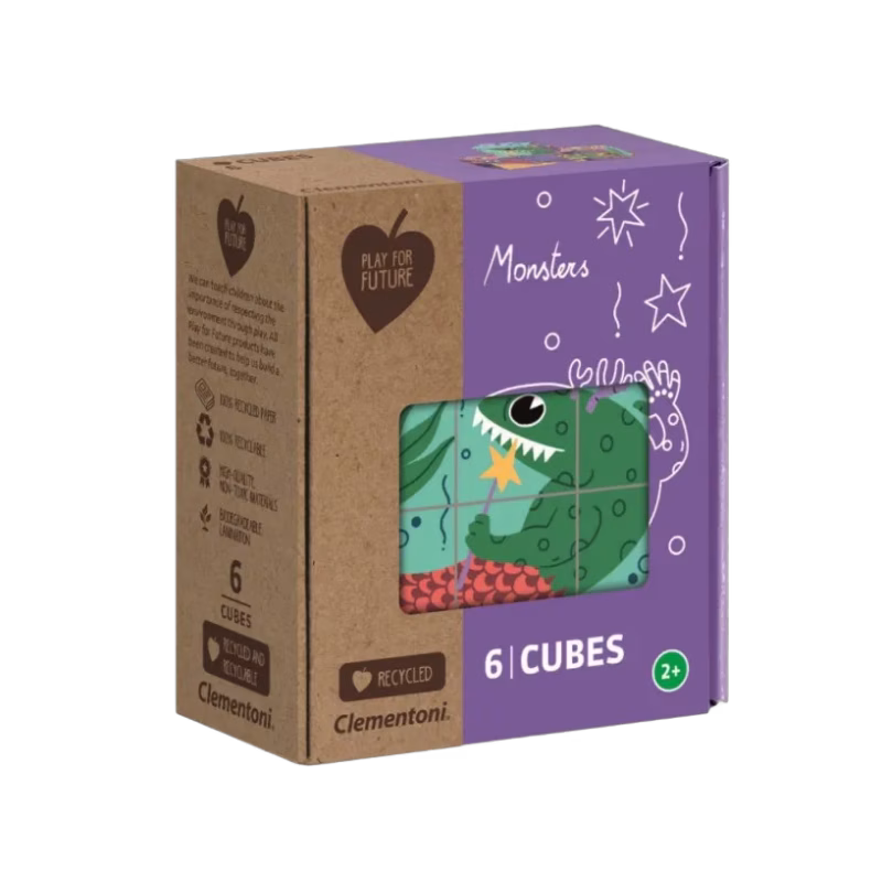 Clementoni Kubpussel Monster (6-kuber)