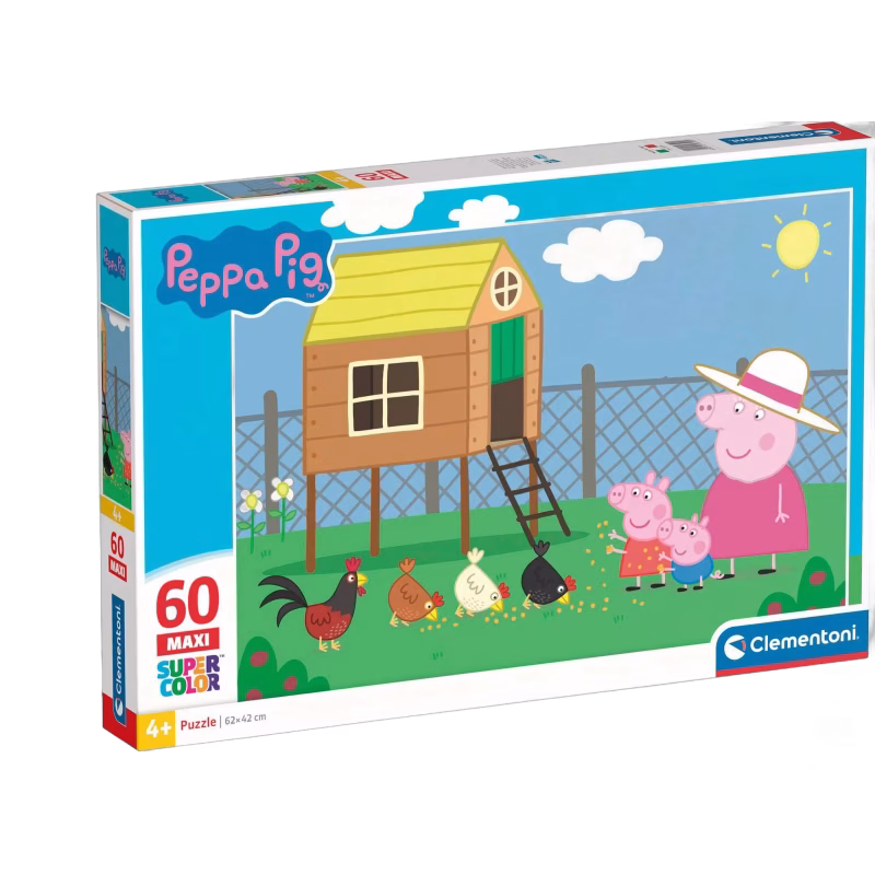 Clementoni Maxi Peppa Pig Pussel 60 Bitar