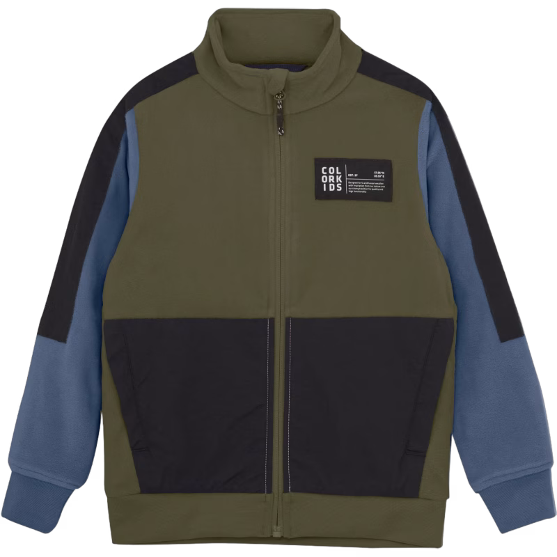 Color Kids Fleecejacka, Grape Leaf, 104